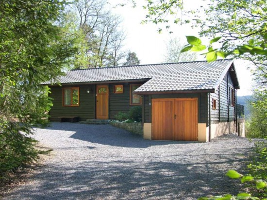 ARDENNEN TE HUUR LUXE CHALET IN DURBUY MET PRACHTIG UITZICHT