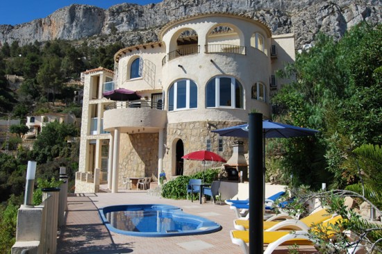 6 Pers. villa met fenomenaal uitzicht in Calpe, Costa Blanca