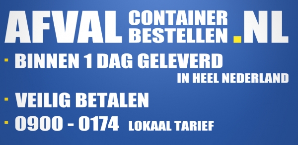 Goedkope afvalcontainers door heel Nederland