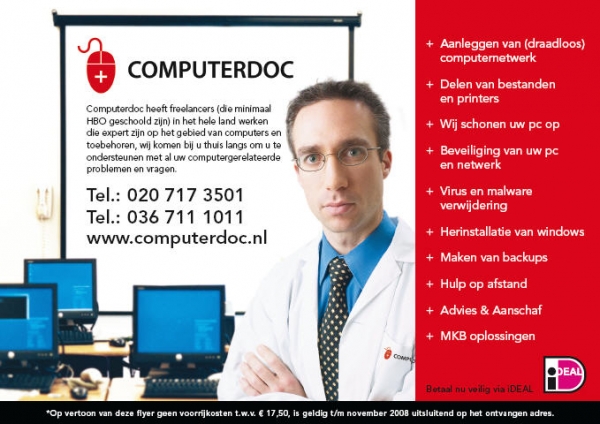Computerhulp aan huis van Computerdoc