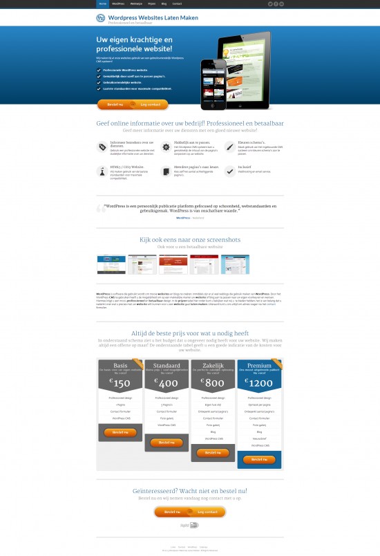 Website Laten Maken in WordPress