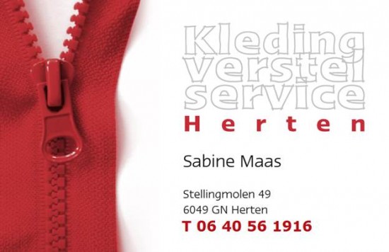 Repareren en/ of aanpassen van kleding, vervaardigen van kleding op maat.