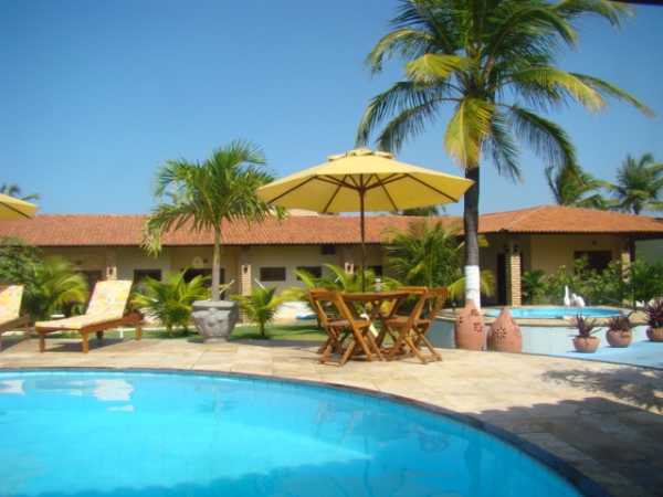 Hotel Casa Dona Rosa in het paradijs Cumbuco in Brazilie