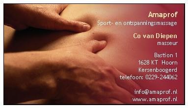 Sport- en ontspanningsmassages Hoorn