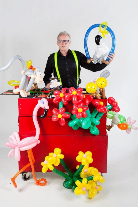 Ballonartiest/goochelaar op uw kinderfeestje
