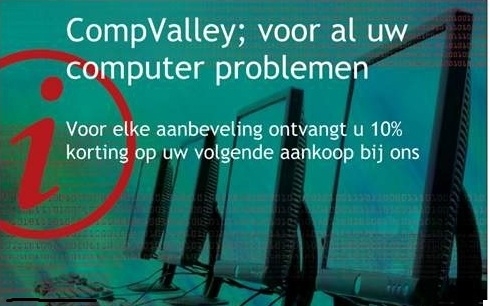 Nu 10% korting op alle diensten & producten bij CompValley?
