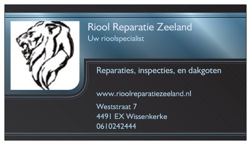 Voor al uw reparaties, inspecties, dakgoten en reinigingen aan/van uw riool