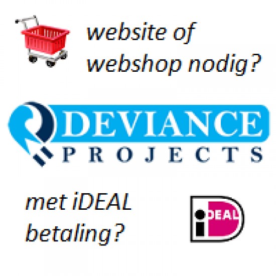 Website of webshop en webwinkel laten bouwen / maken + iDEAL