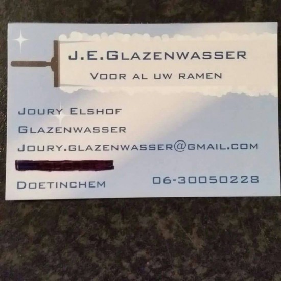 Glazenwasser Vakkundig en Netjes tegen Betaalbare Prijs!