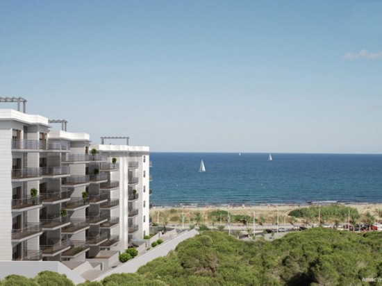 Moderne appartementen direct aan zee te koop in Elche