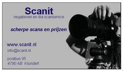 Scanit scanservice voor het digitaliseren van uw dia's, negatieven, foto's, video en 8mm smalfilm