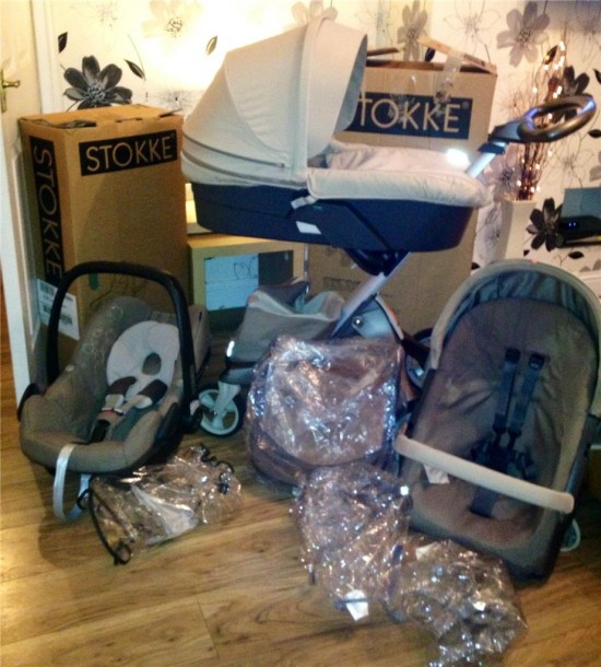 3 in 1 Stokke Xplory V4 Stroller Beige — foto 1