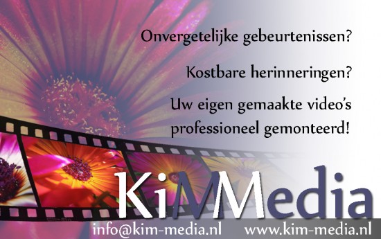 Uw eigen gemaakte video's professioneel gemonteerd!