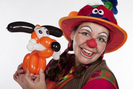 Ballonnenclown Biba voor feesten en evenementen