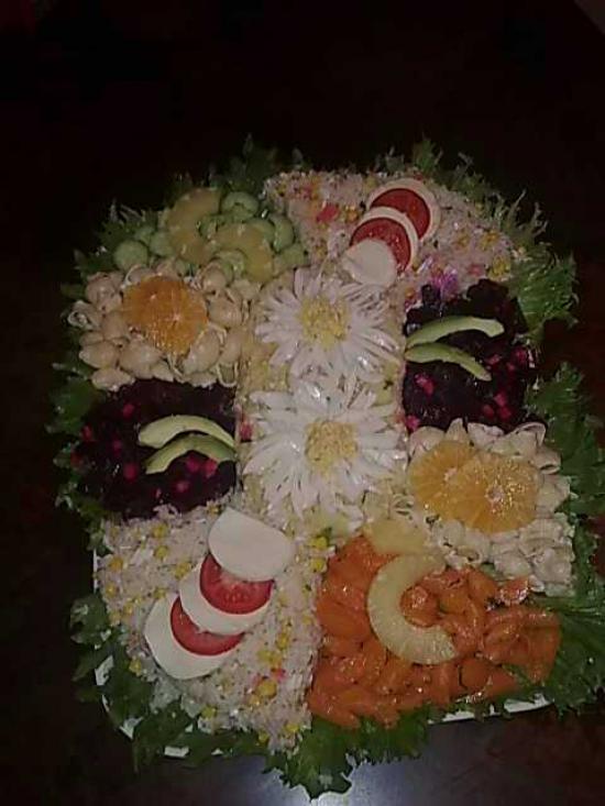Feestelijk luxe salade