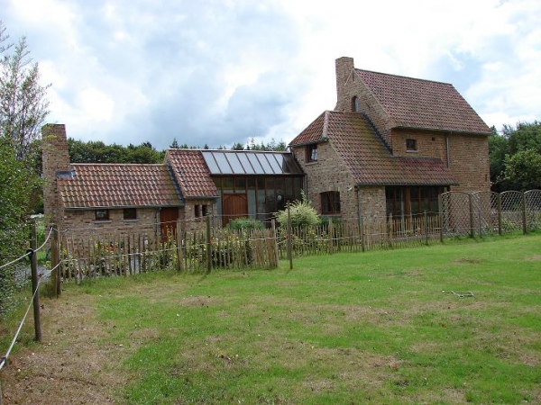 Landelijke alleenstaande vakantiewoning omgeving Brugge