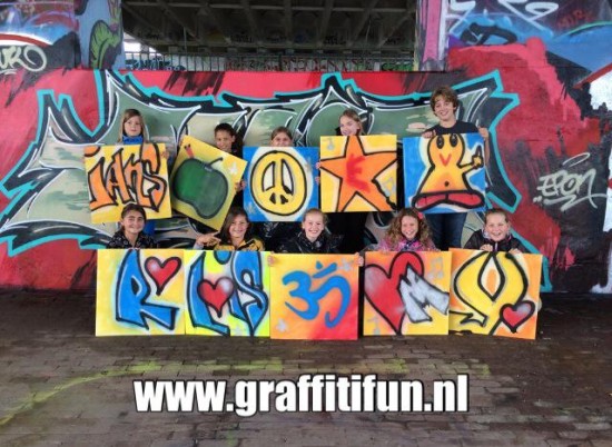 Graffiti kinderfeestjes Graffitifun (TIP)