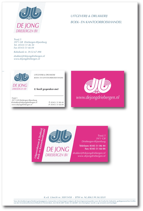 Drukwerk, Briefpapier, visitekaartjes, enveloppen, flyers enz.