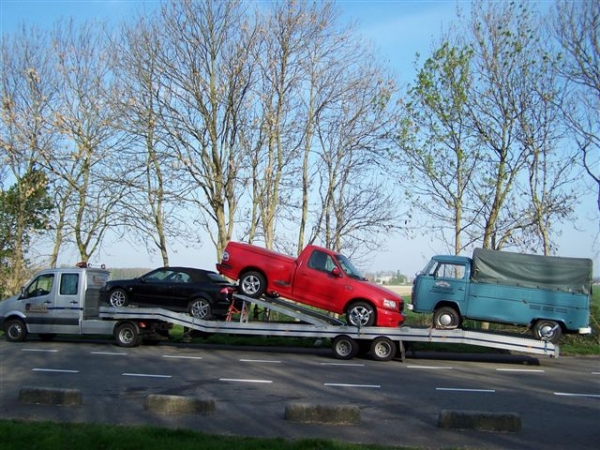 Autotransport door Nederland en west-Europa