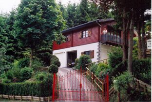 Chalets bij de waterval van Coo, Ardennen