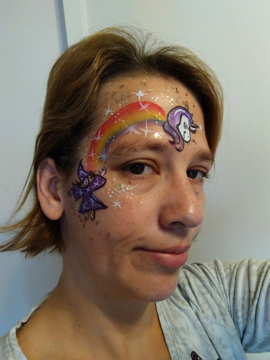 Schminken en/of Glittertattoo's