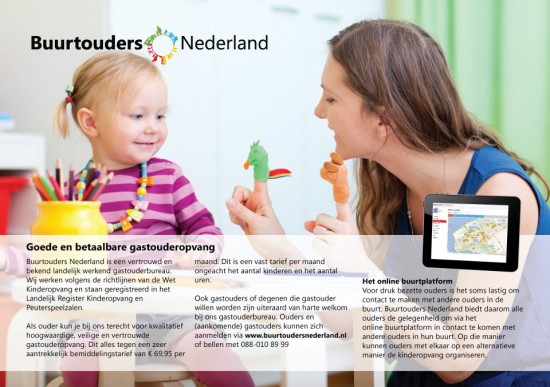 Gastouderbureau Buurtouders Utrecht. Vertrouwde opvang, modern en betaalbaar