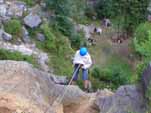 Sportieve CAMPING VAKANTIE speleologie berg klimmen abseilen kajaken fietsen wandelen