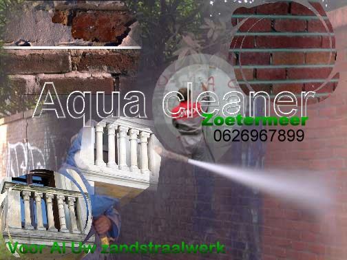 Zandstraal en gevelreiniging aquacleaner.nl straalt uw woning weer als nieuw