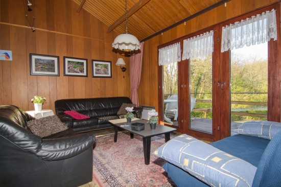 Ardennen omg La Roche 6 pers privé Chalet te huur op park aan Ourthe — foto 2