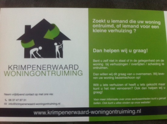 Krimpenerwaard woningontruiming en/of kleine verhuizingen — foto 2