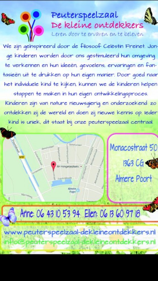 Peuterspeelzaal De kleine ontdekkers Almere-Poort — foto 2