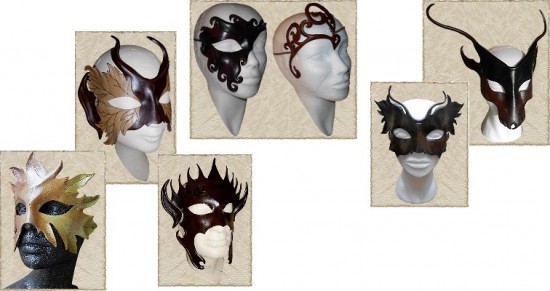 Workshop leren maskers — foto 2