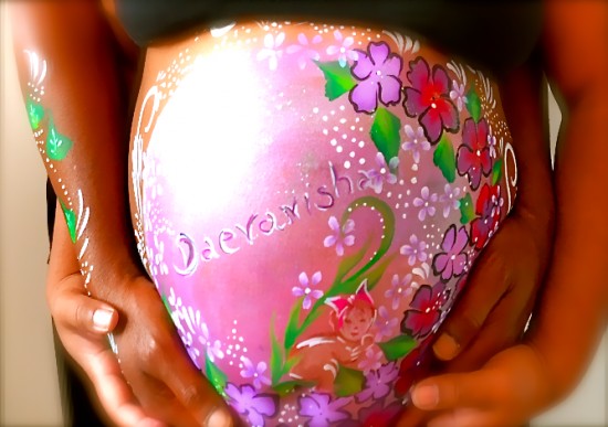 Bellypainting regio Rotterdam - Den Haag - Delft - Zoetermeer - Barendrecht - Spijkenisse - Zuid Hol — foto 2