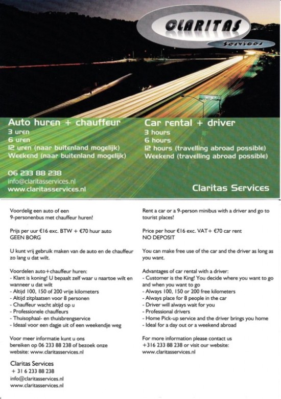 9-personenbus te huur met chauffeur | Car rental with driver — foto 2