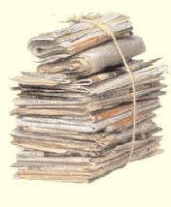 Kartonboer Recycling voor het afhalen van oud papier , karton , folies en metalen — foto 2