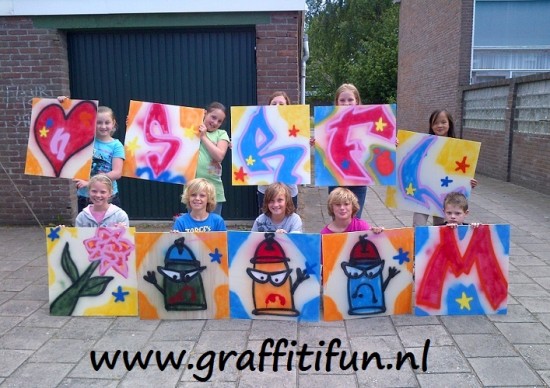 Graffiti kinderfeestjes Graffitifun (TIP) — foto 2
