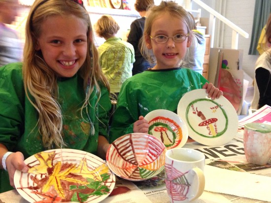 Kinderpartijtje bord, beker, kommetje, spaarvarken beschilderen bij jouw thuis! — foto 2