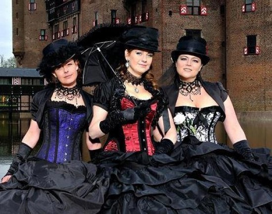 Korsetten en Kleding Gothic Steampunk Middeleeuws Victoriaans voor Lords en Ladies — foto 2