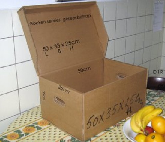 Verhuisdozen inpakpapier plakband noppenfolie — foto 2