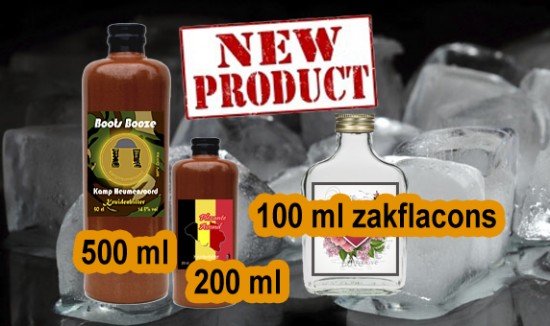 KLEINE FLESJES DRANK EN REAEERBUISJES MET UW EIGEN LOGO/FOTO — foto 2