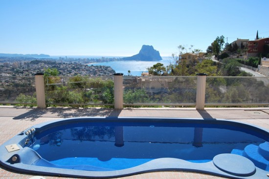 6 Pers. villa met fenomenaal uitzicht in Calpe, Costa Blanca — foto 3