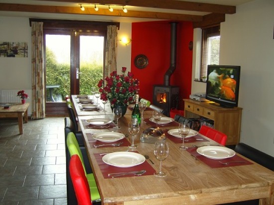 Luxe 12 pers. vakantiehuis Ardennen met jacuzzi, sauna, wifi — foto 3