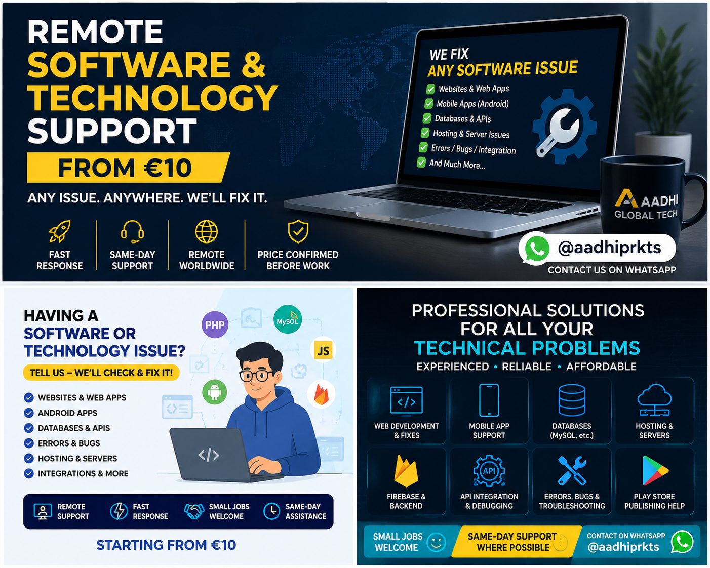 "Having a software or technology issue?" – Same Day Fix From €10 — foto 3