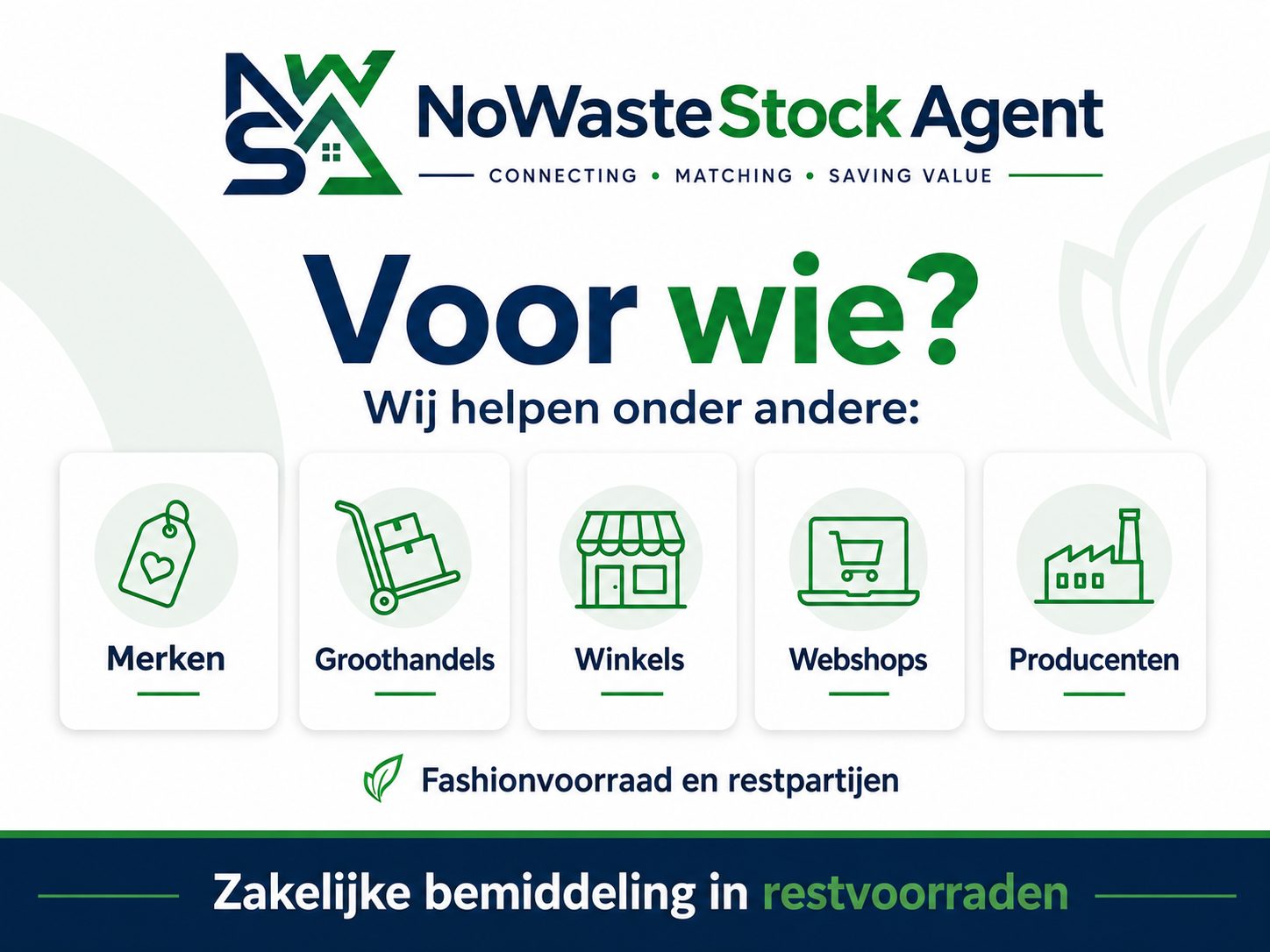 Bemiddeling bij zakelijke restvoorraad kleding en fashion — foto 3