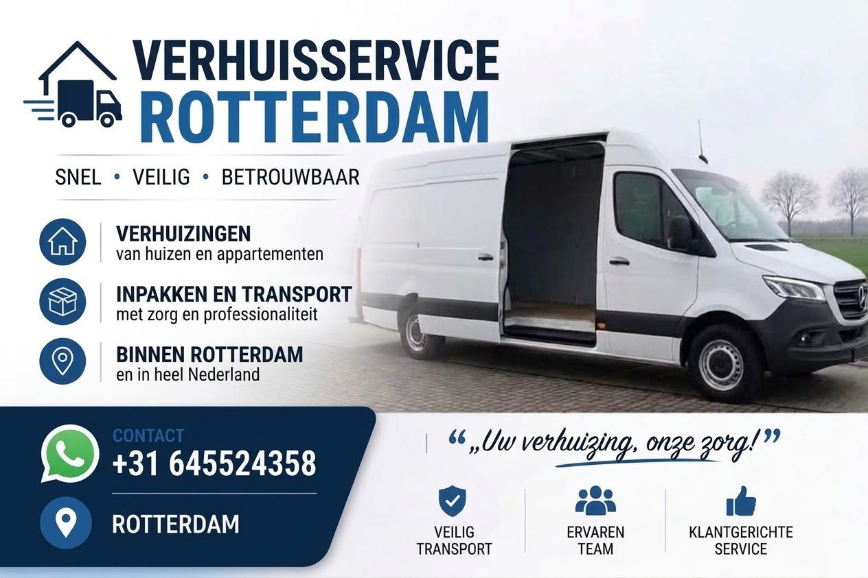 🚐 TRANSPORT & VERHUIZEN – HEEL NEDERLAND | BESTELBUS BESCHIKBAAR