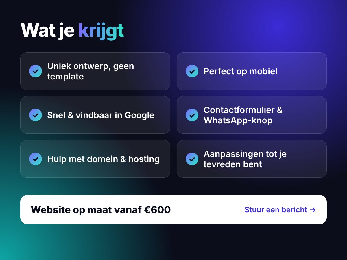Professionele website op maat laten maken – vanaf €600 — foto 2