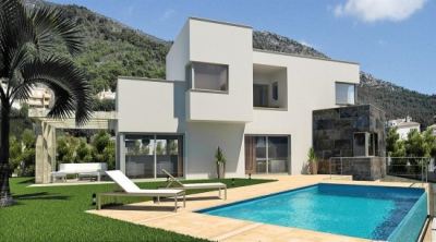PINOSO, Costa Blanca - Moderne Vrijstaande Villa met Zwembad en Garage.