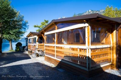 Chalet luganomeer op kindvriendelijke camping porlezza ( italie )
