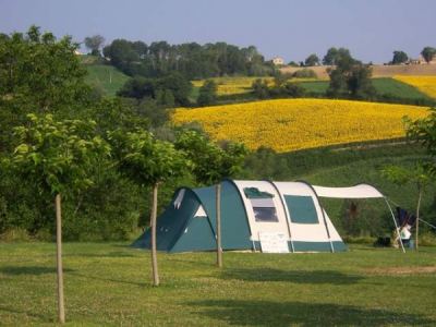 Minicamping, Bed en Breakfast en Outdoor in het zuiden van Le Marche Italie