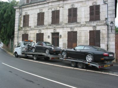 Oprijwagen, autoambulance, autotransport, met chauffeur
